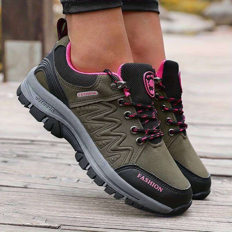 Women Outdoor Sports Platform Non Slip Casual Breathable Hiking Walking Sneakers Chunky Jogging Training Shoes