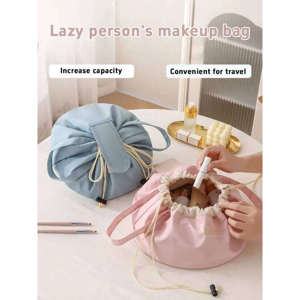 1PC 2025 Autumn/Winter new makeup large-capacity portable travel toiletry storage bag, drawstring bundle bag Y260206