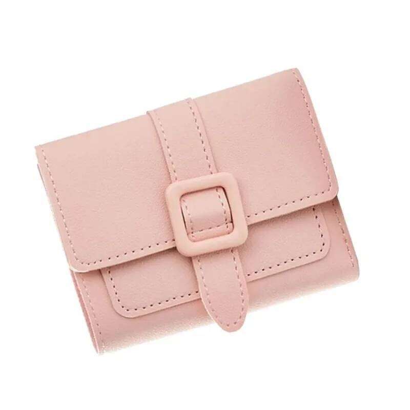 Candy Color Small Wallets PU Leather Pures Ladies Card Holder Mini Purse Coin Bag Multi Functional Wallet Women Purses Y260206