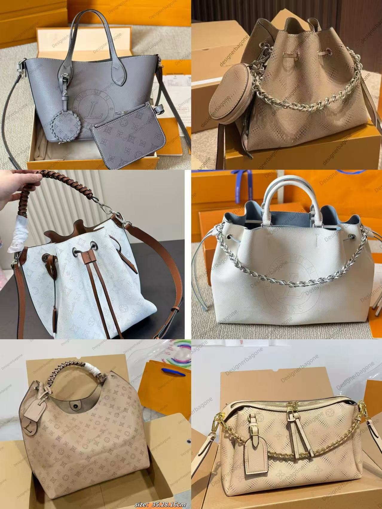 Designer Bag Single shoulder bag Bella drawstring bucket bag tote luxury bag Moonlight Goddess fashion handbags luxury leather the latest series Muria luxury bag