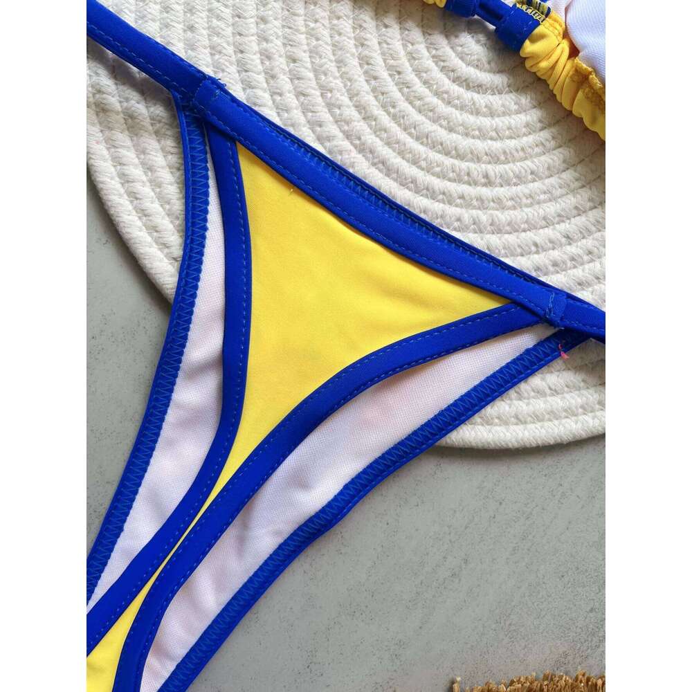 RUOTONGSEPT G-string Thong Brazilian Women Swimwear Female Swimsuit Two-pieces Bikini set Bather Brasil Flag Bathing Suit Z260206