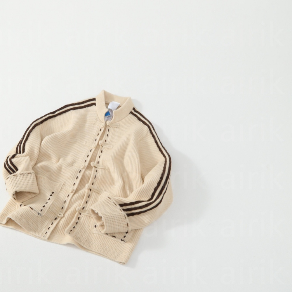 High quality men's cardigan pullover designer luxurious classic jacket fashionable embroidery fabric button knitted sweater Chinese Tang style Knitted