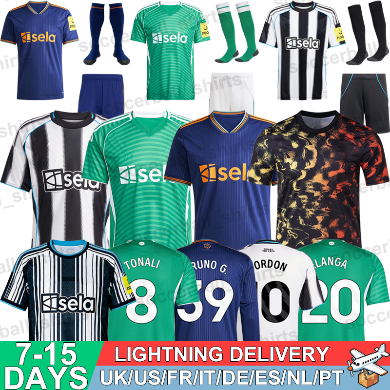 Newcasstle United Jerseys 25 26 Football Soccer Jerseys 26 27 Retro Football Shirts Tops Kits Men Kids Women Fans Player 3XL 4XL