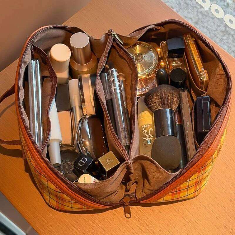 Large Capacity bag Women's Cosmetic pouch Travel Toiletry Storage Portable Wash Clutch Bag Female Makeup organizer Y260206