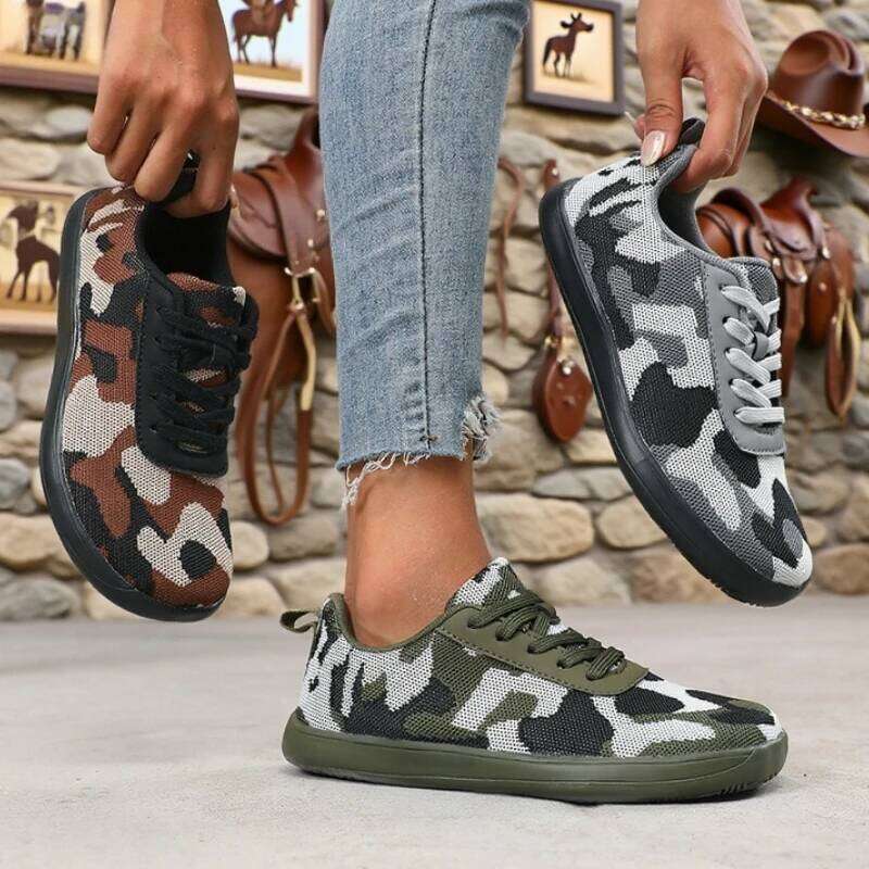 Women's Wide Last Camouflage Breathable Work Camping Farm Military Training Shoes Couple's Hot Selling Free Shipping