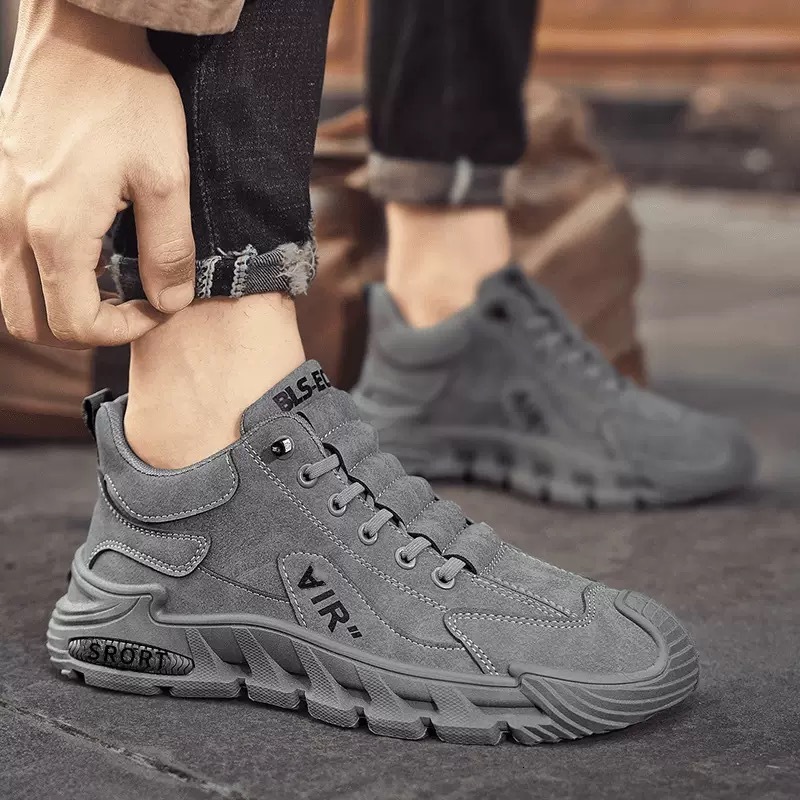 Spring Breathable Casual Men's Trendy Simple Sneakers Versatile Sports Shoes for Students and Teenagers