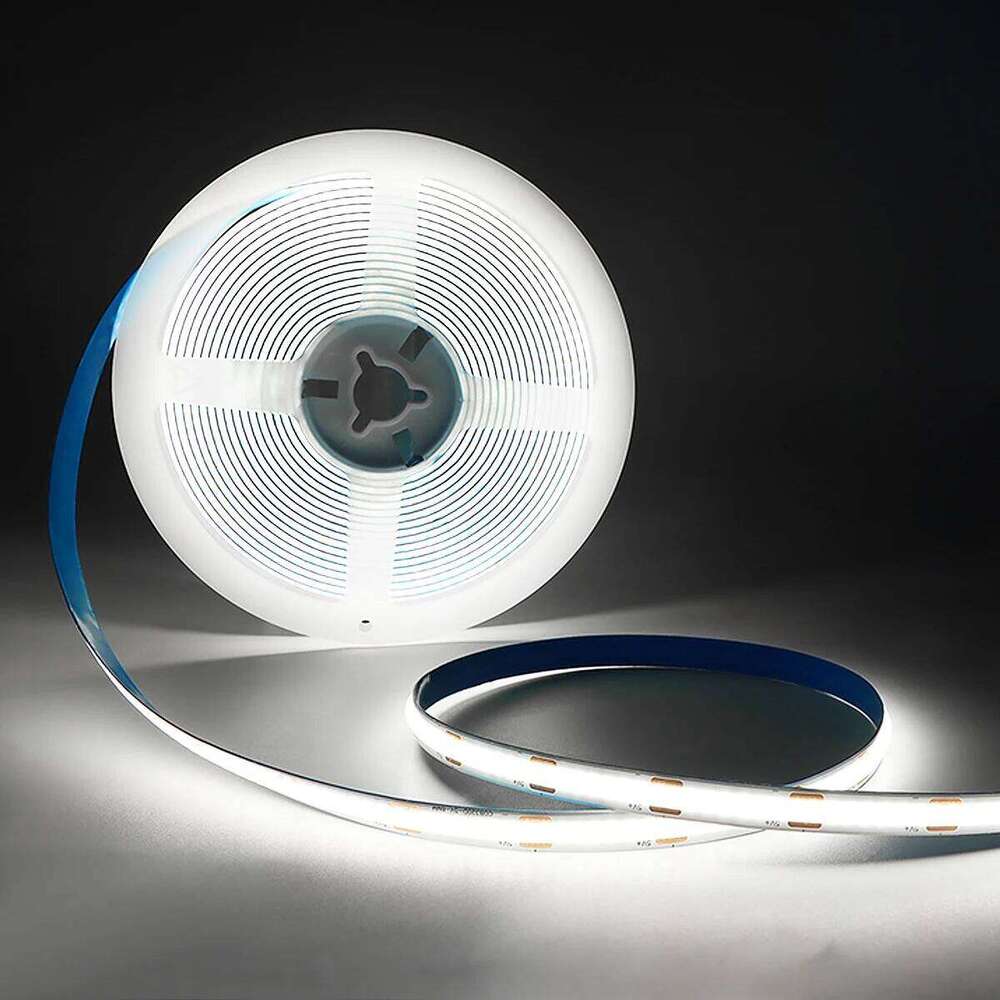 PCB Width 5mm /8mm LED Light COB LEDS 320pcs/m 1m 2m 3m 5m DC12V FCOB Strip Under Cabinet Lights for Kitchen Decor Project DIY Z260206