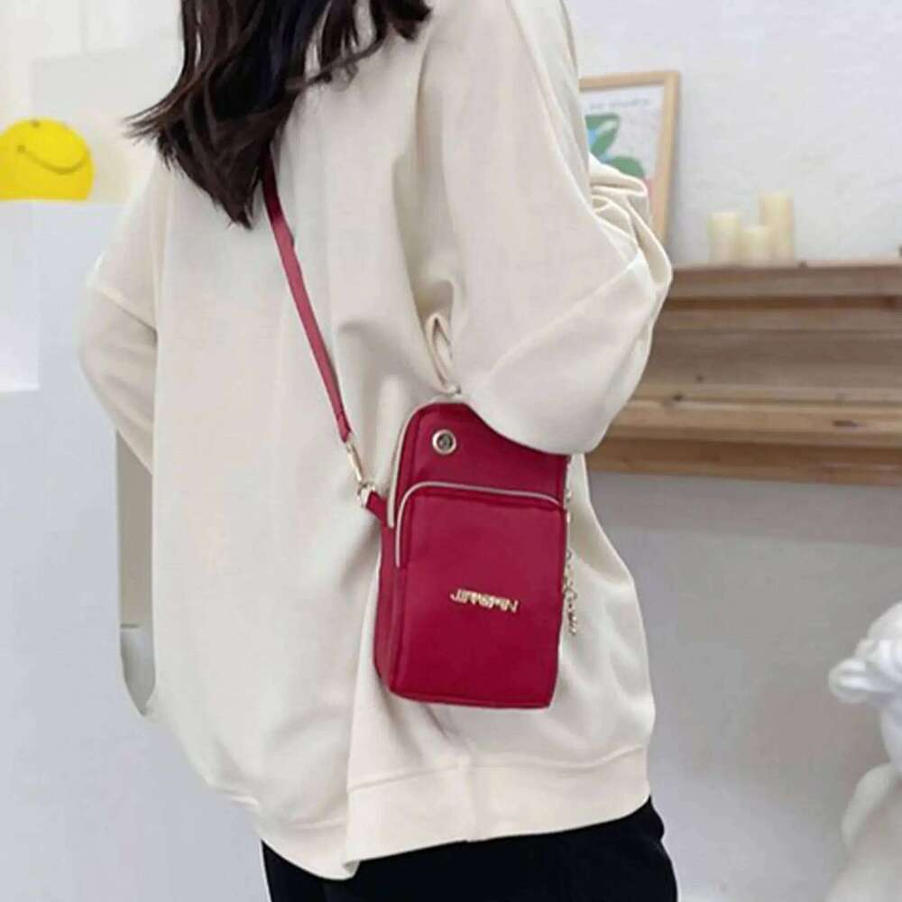Women's Mini Crossbody Phone Bag 2024 New Fashion Mommy Coin Pouch with Neck Hanging Strap for Running XJ260129