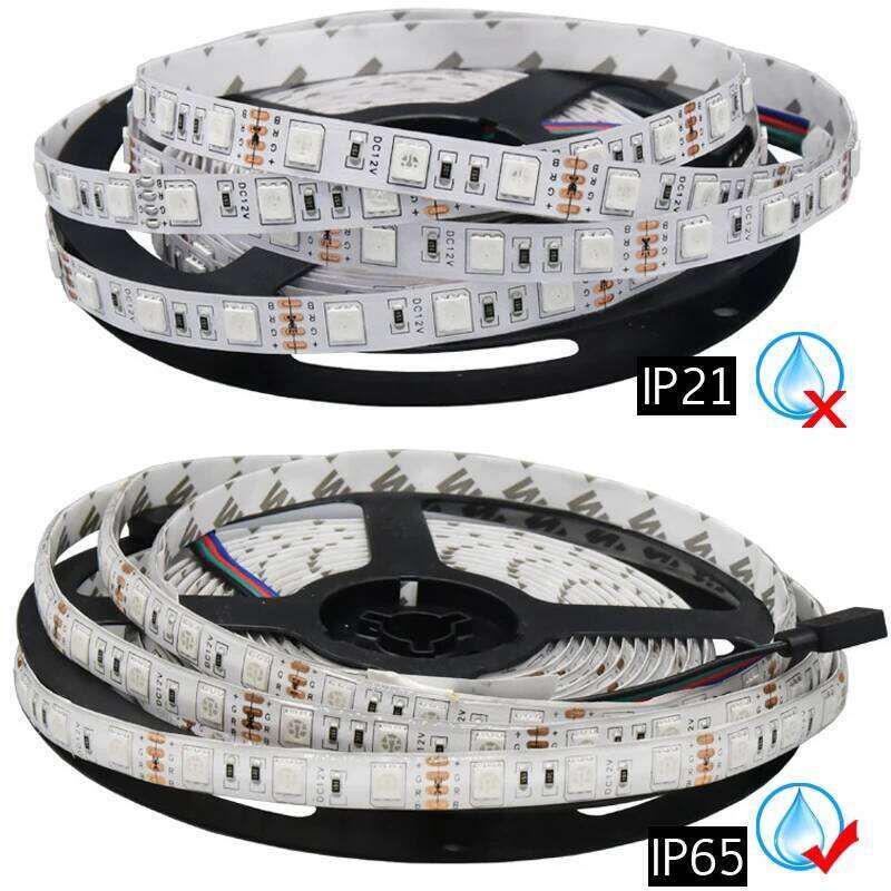 Strip Light 12V 5m 10m 15m 20m 50m 100m SMD 5050 300 LEDs Pixels 2835 Diode Tape RGB White IP65 LED Ribbon Flexible Lights Z260206