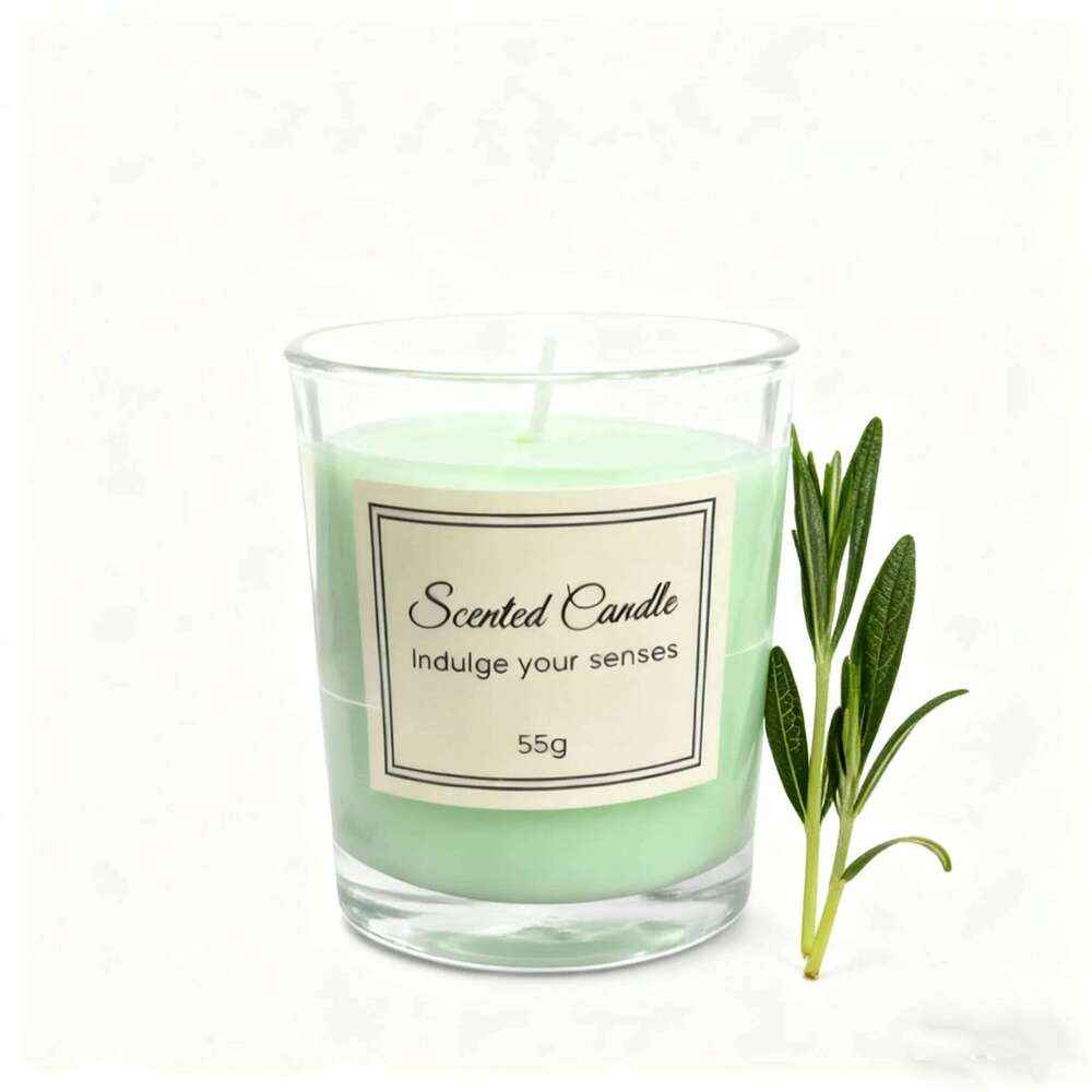 Cup Aromatherapy Premium Gift Box Glass Handmade Soy Wax Smokeless Creative Candle Birthday Wedding Decoration S260205