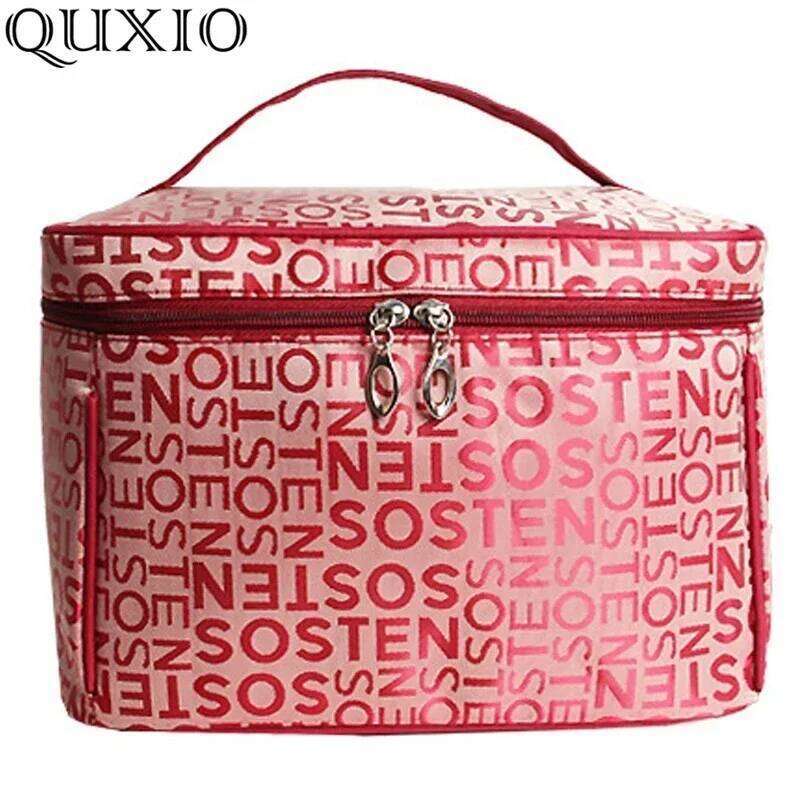 Extra Large Capacity Woman Cosmetic Bags Big Travel Toiletry Letter Pattern Necessary Organizer Makeup Bag Storage ZL100 Y260206