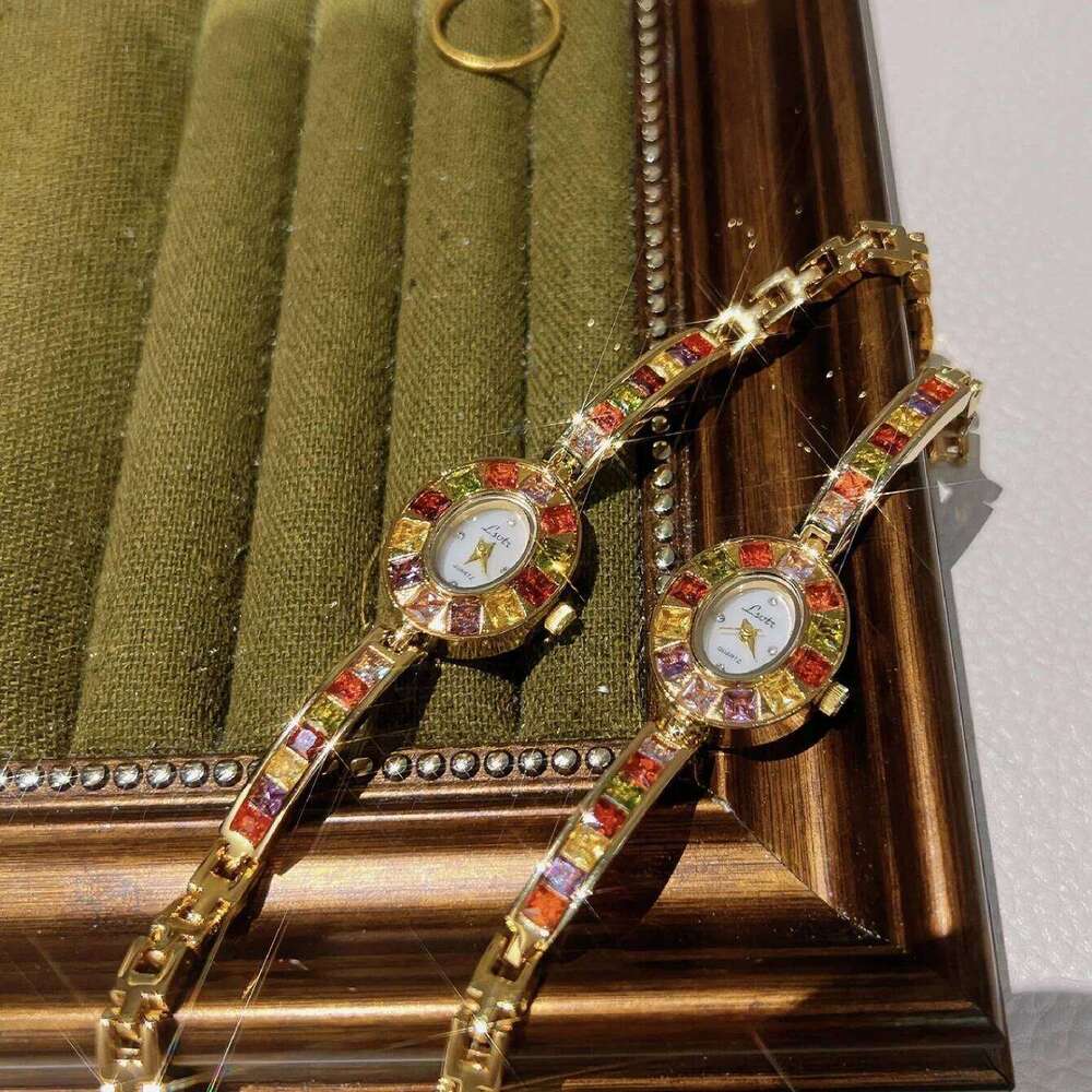 1pc Pre-Owned Ladies' Niche Luxury Fashionable Ins Style Elegant Watch Bracelet Suitable For Daily Wear watch for women Z260206