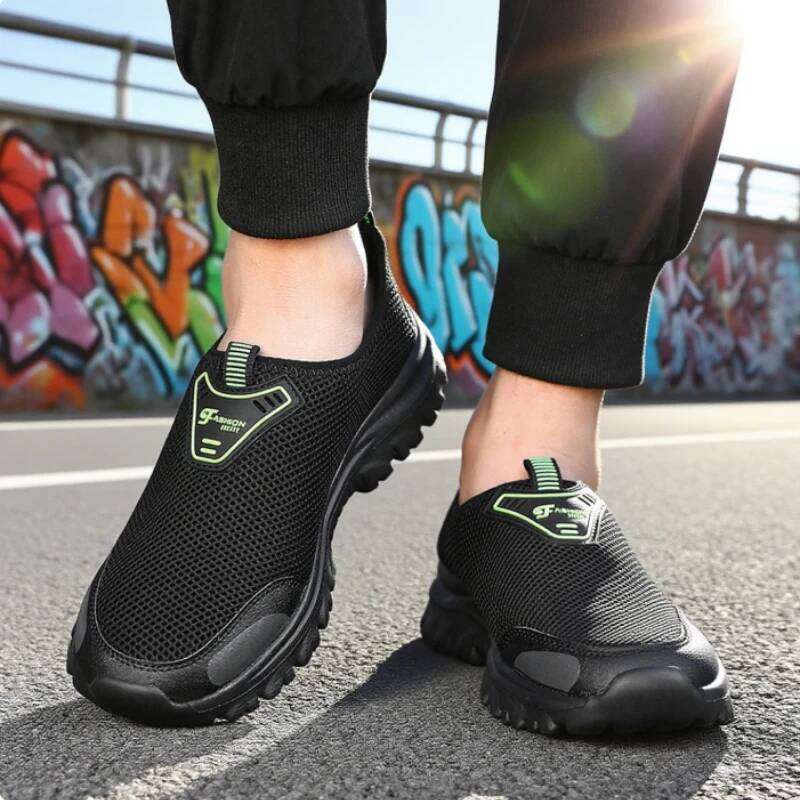 Fashionable Casual for Men Lightweight Breathable Anti Walking Shoe Comfortable Multifunctional Travel Slip on Shoes