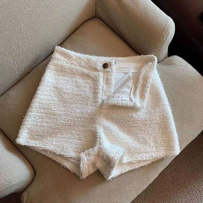 Hotsweet Shorts Women Sexy Skinny Y2k Clothes High Waist European Streetwear Fashion Trouser Cool Thick Button-Fly Wide Leg New XJ260206