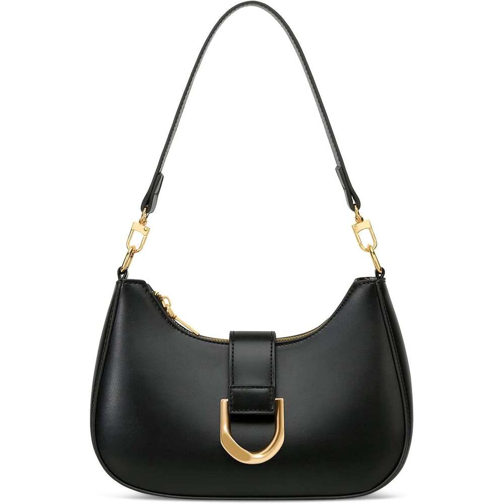 Shoulder Crescent Bag Small Purses For Women Trendy Vegan Leather Purse With Removable Strap