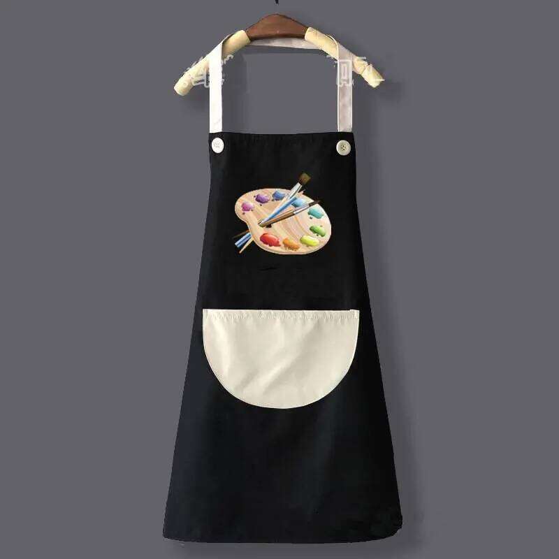 Children's Drawing Aprons Waterproof Painting Smock Baby Kids Art Coat Eating Bibs Sleeveless Protective Cover with Pocket S260205