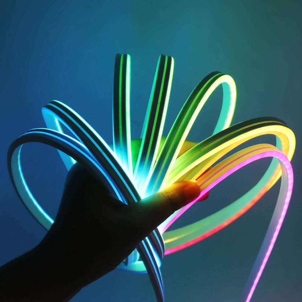 DC 12V 24V WS2811 RGBIC Dream Color Neon Light Waterproof 1M 3M 5M 10M Home Decor Flexible Ribbon Tape Rope LED Strip Z260206