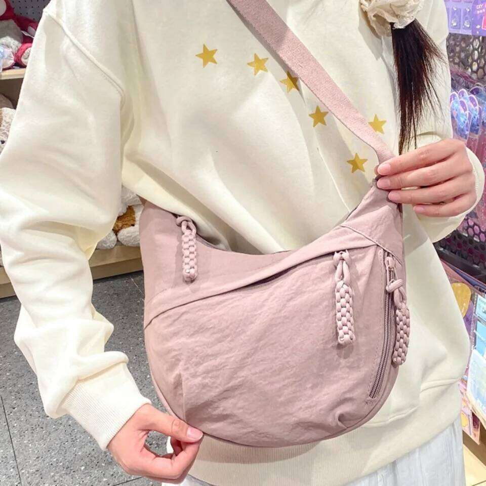 Women's Nylon Crossbody Large Capacity Messenger Pack Leisure Versatile Shoulder Hobos Bag Tote Bags XJ260129