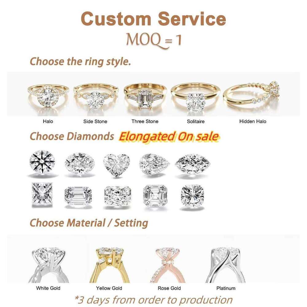 Custom Gia Igi Certified Vvs Cvd Lab Grown Created Diamond 10K 14K 18K Gold Cushion Cut Pave Hidden Halo Basket Engagement Ring