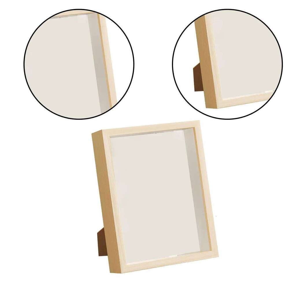 Dried Flower Display Tickets Collection Wood DIY Shadow Box Frame S260205