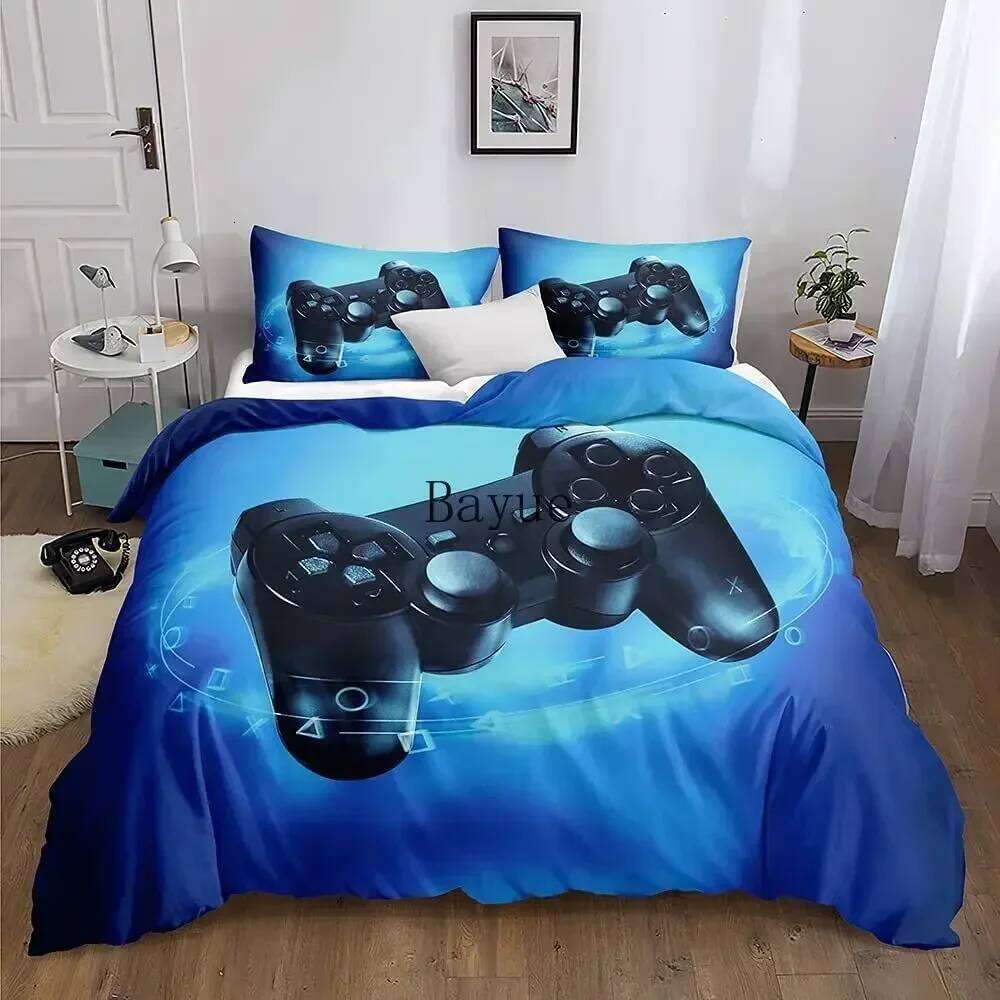 Gamer Bedding Sets for Boys Gaming Duvet Video Games Comforter Cover custom Designs Bed Set with Pillowcase XJ260206