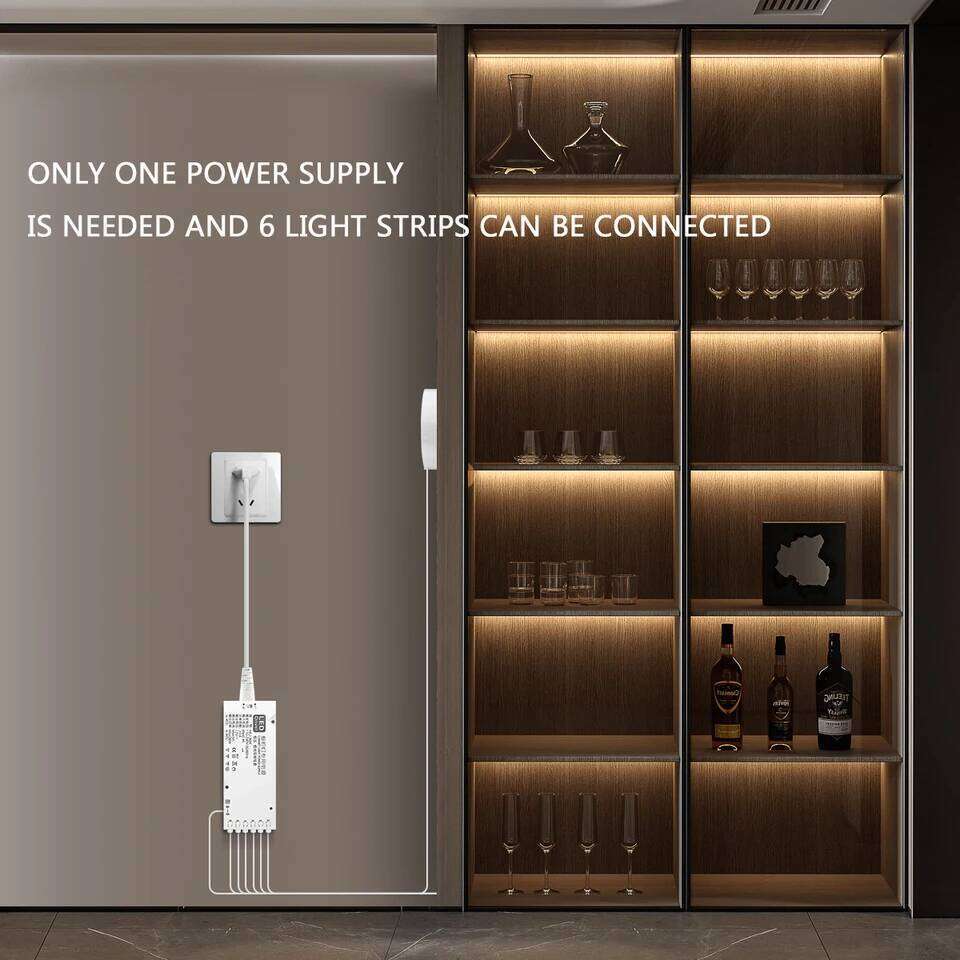 12V Kitchen Cabinet Storage COB Lights For Room Bedroom Dimmable FCOB LED Strip Lamp Penetrate Motion Sensor Touch Switch Z260206