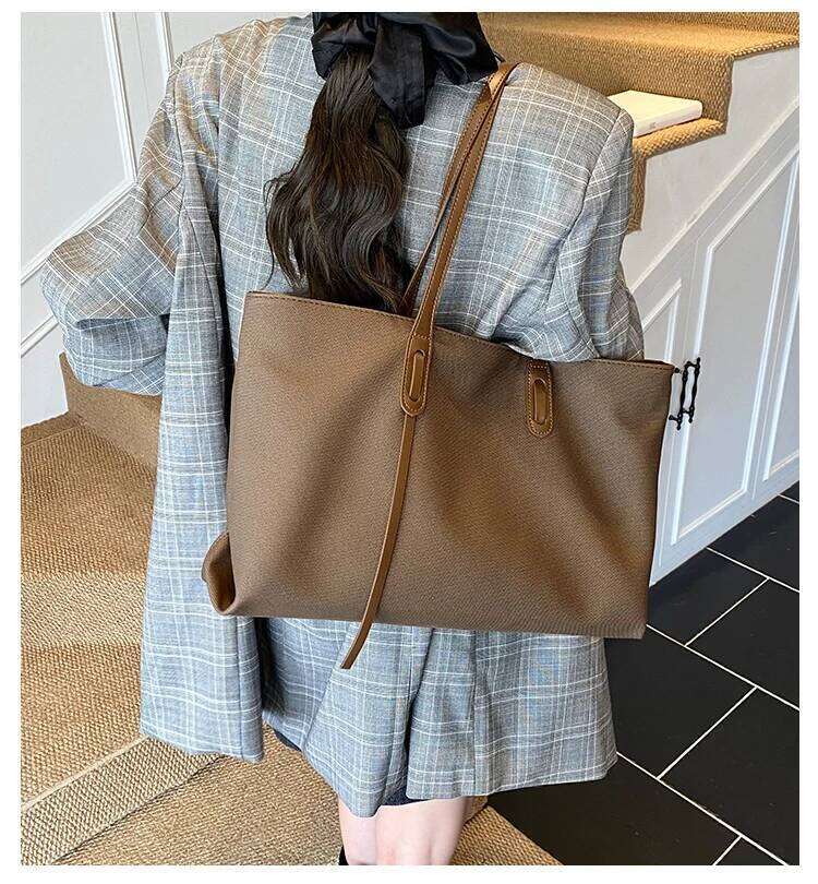 Women Luxury Leather Classic Fashion Designer Shoulder Crossbody Tote Bag Elegant Handbag For City Daily Dressing Y260205