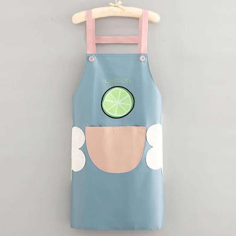 Stylish Minimalist Womens Apron: Waterproof, Oil-proof, Cute Japanese-Korean Style, Ideal for Kitchen & Photography S260205 e83