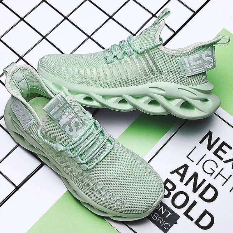 Men's Sports Breathable Cool Odorless Summer Mesh Cushioning Arch Support Thick Soled Shoes Soft Comfortable Fashionable