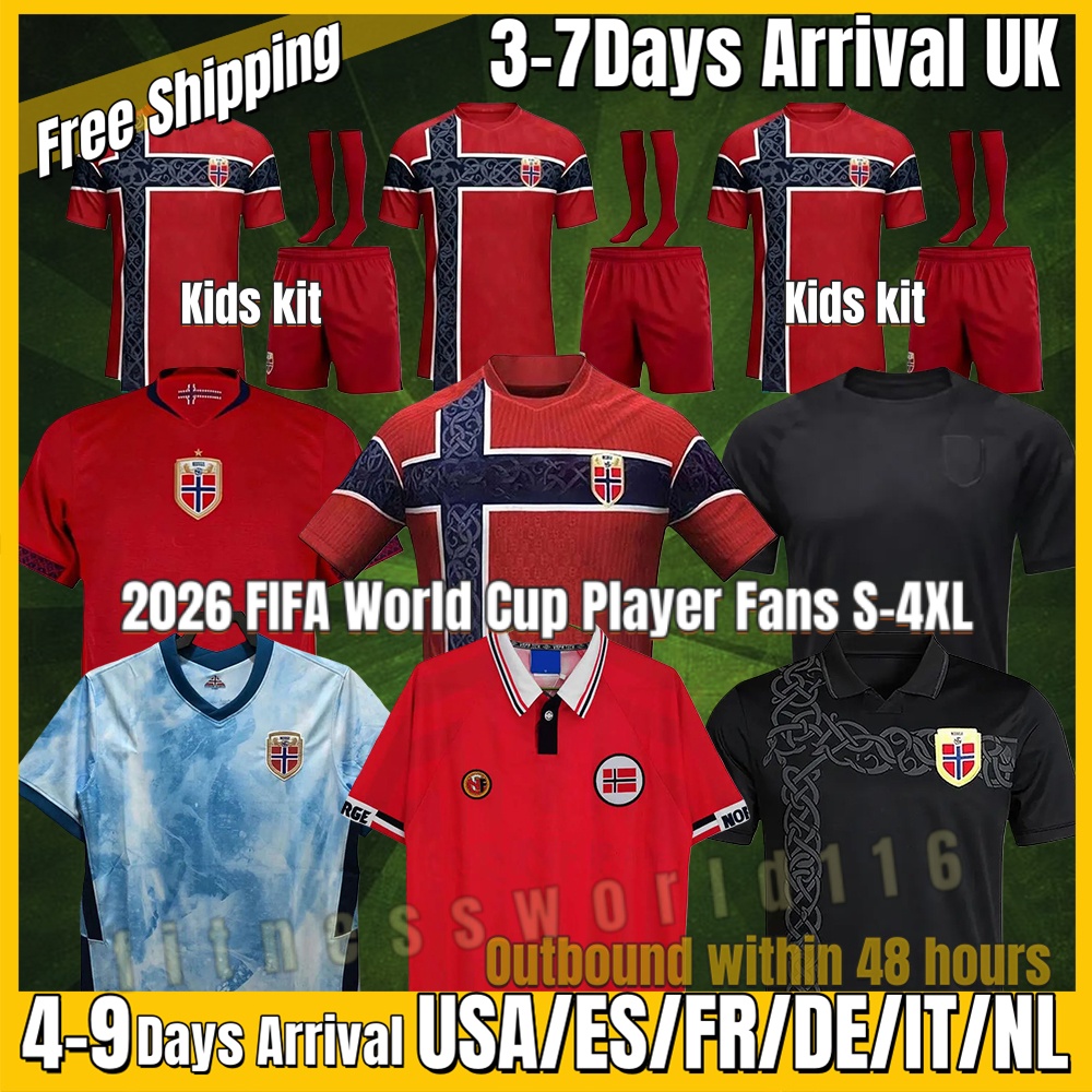 xxxl 4xl norway jersey 26 27 Haaland 2026 27 Norway soccer jerseys BERGE RYERSON Odegaard SOLSKJAER Sorloth Shirt national team Football Uniforms S-4XL