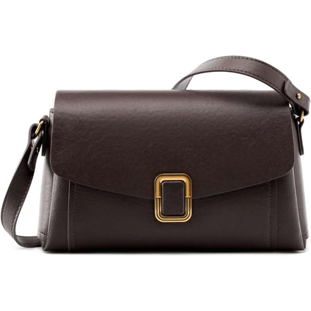 Genuine Leather Crossbody For Women Removable Satchel Adjustable Shoulder Bag