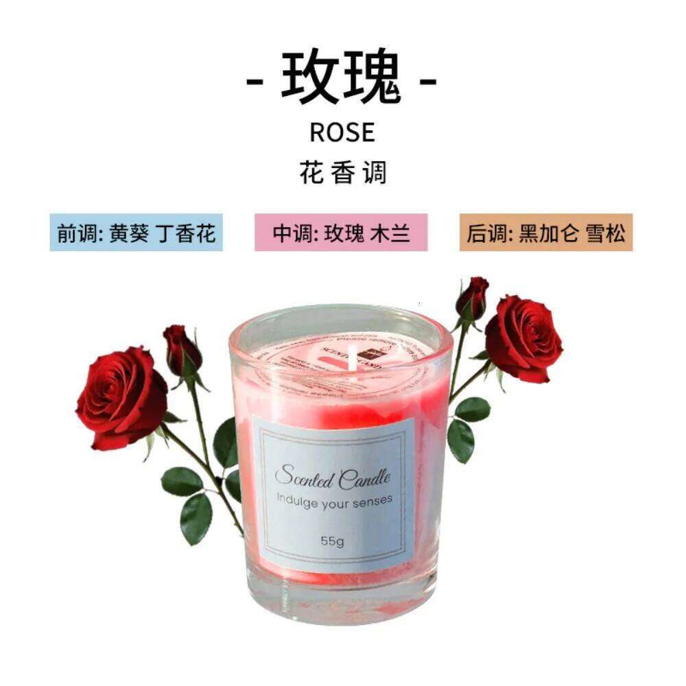 Candle Fragrance Atmosphere Companion Gift Hotel Clubhouse Smoke free Aromatherapy Candles S260205 f73