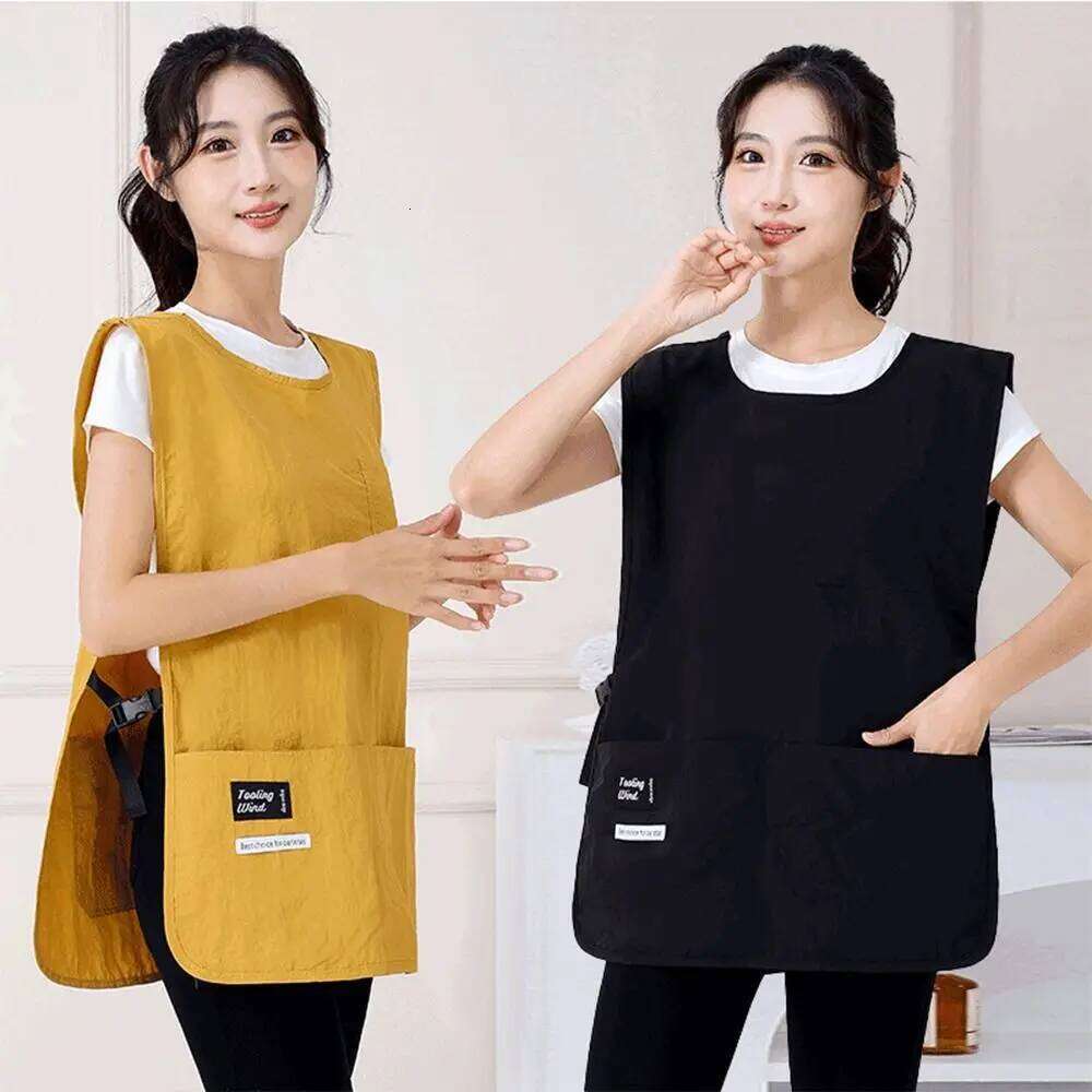 Japanese style restaurant and flower shop waitress craft painting baking cobbler apron for men women Workwear S260205