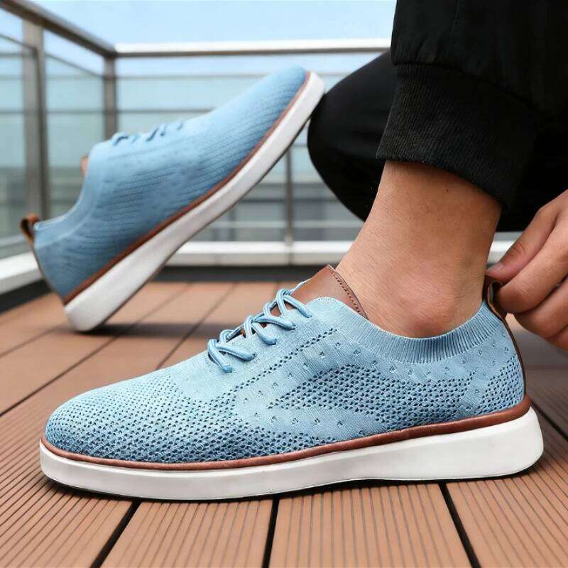 Men Casual Dress Sneakers Outdoor Comfort Lightweight Leisure Spring Summer Breathable Walking Fashion Sports Shoes