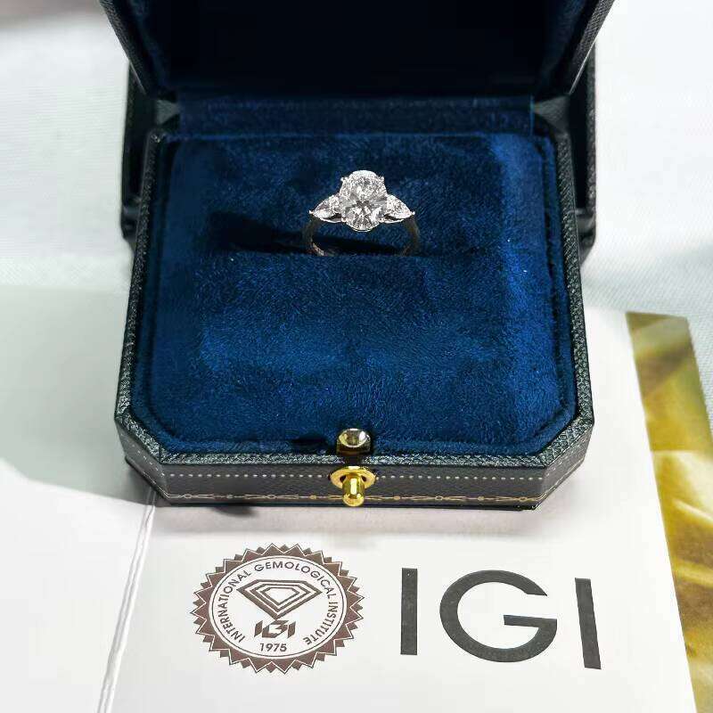Madonna Ring GIA Certified 3Ct 5Ct Lab Grown Diamond Jewelry