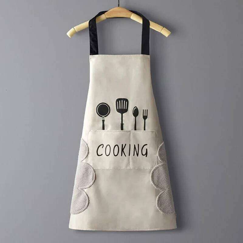 New in Waterproof Oilproof Household Cooking Baking for Men Women Lightweight and Durable Kitchen Apron S260205