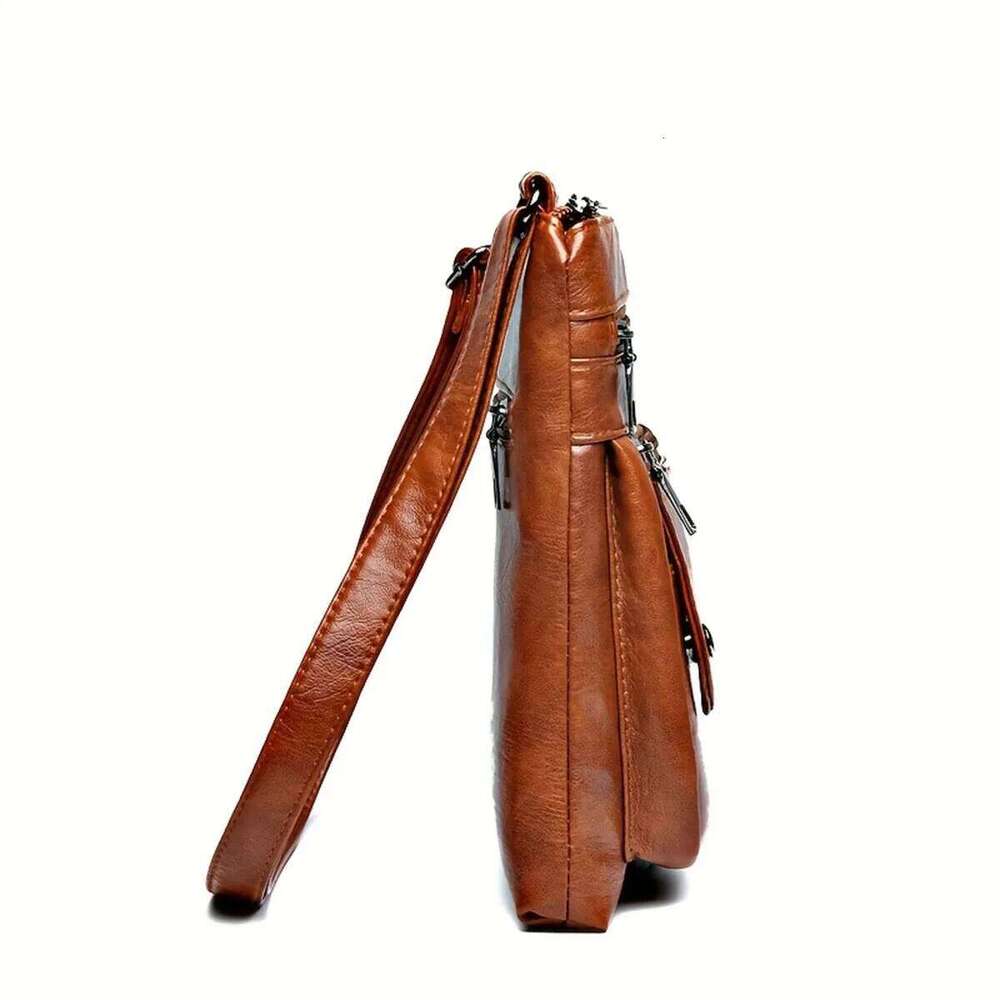 Mobile phone ladies' soft leather small backpack, single-shoulder crossbody bag, outdoor leisure travel coin purse XJ260129