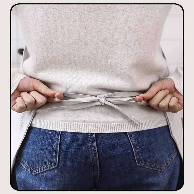 Household Cooking Men Women Oil-Proof Waterproof Adult Waist Fashion Coffee Overalls Apron Kitchen Supplies S260205