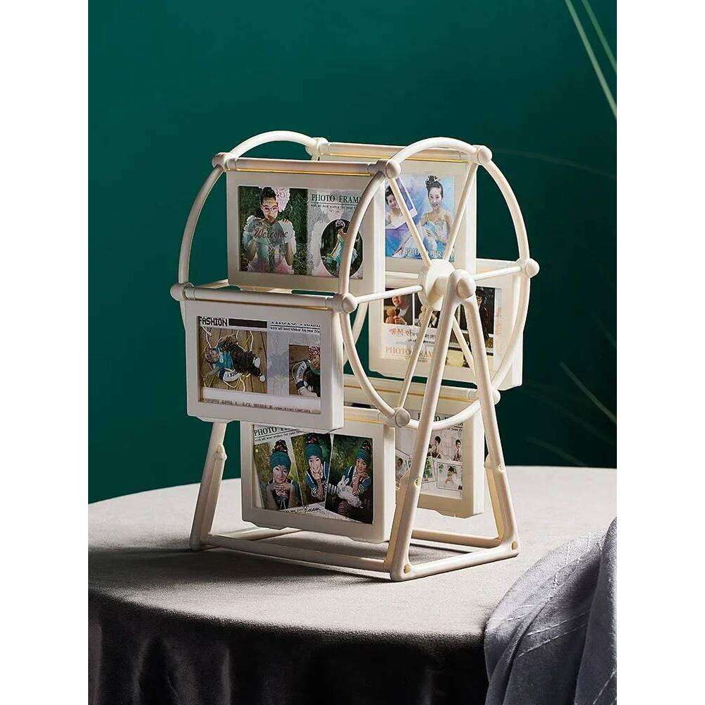 Creative Nordic Interior Ferris Wheel Home Living Decoration Room Photo Frame Picture Frames S260205