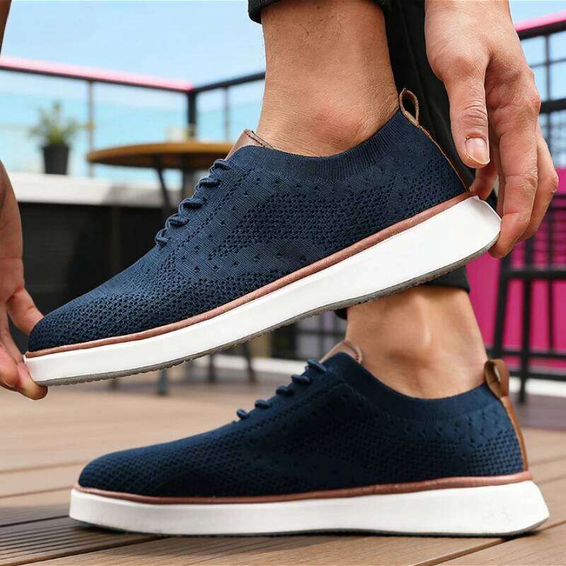 Men Casual Dress Sneakers Outdoor Comfort Lightweight Leisure Spring Summer Breathable Walking Fashion Sports Shoes