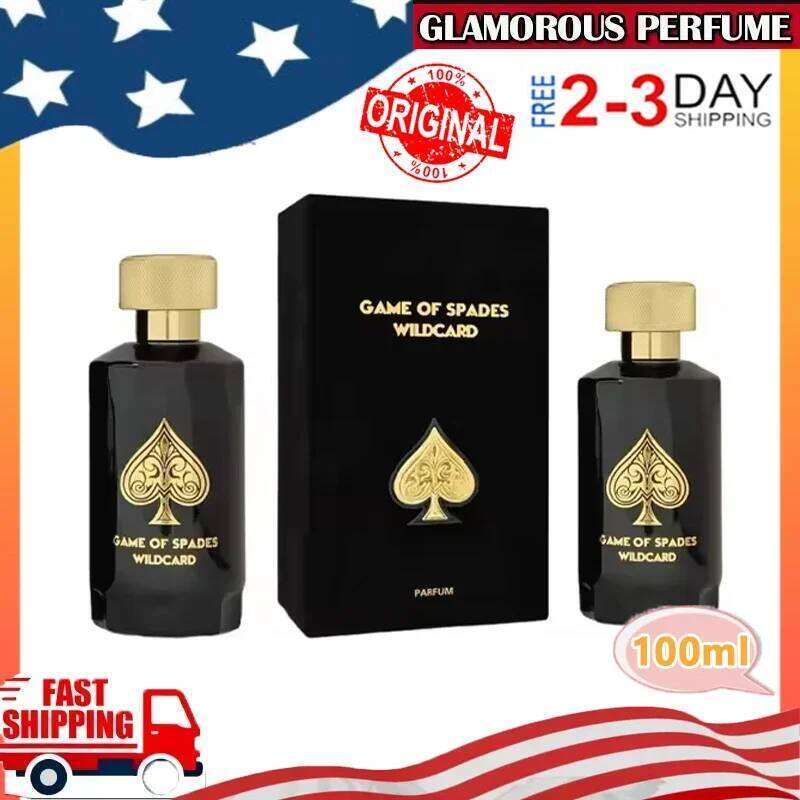 Lasting Floral Pheromones 100ml Jo Milano Paris Game of Spades Wildcard Eau De Parfum Spray for Unisex Original Perfume Cologne H260206