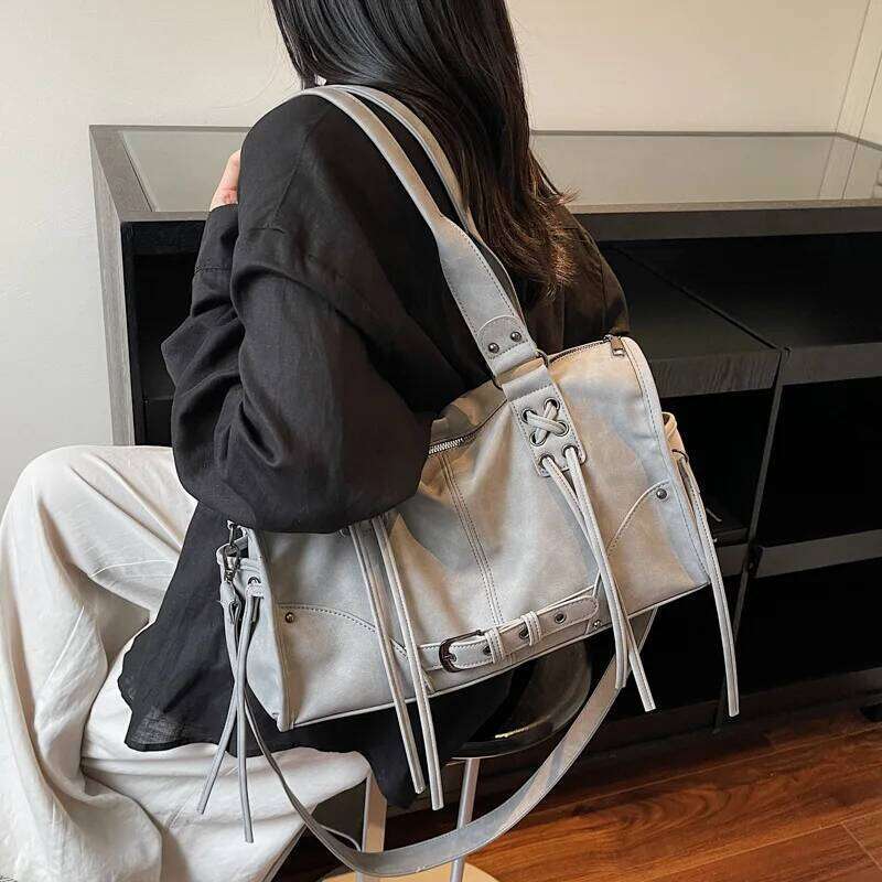 Large Capacity Tote Bags Shoulder Fashionable Versatile Purse and Handbags Simple Crossbody Bag for Women Y260205