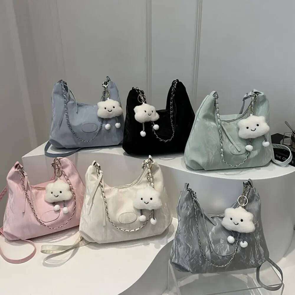 Street Trendy Large Capacity Tote Summer New Urban Leisure Shoulder Simple Fashion Commuter Bag Y260205