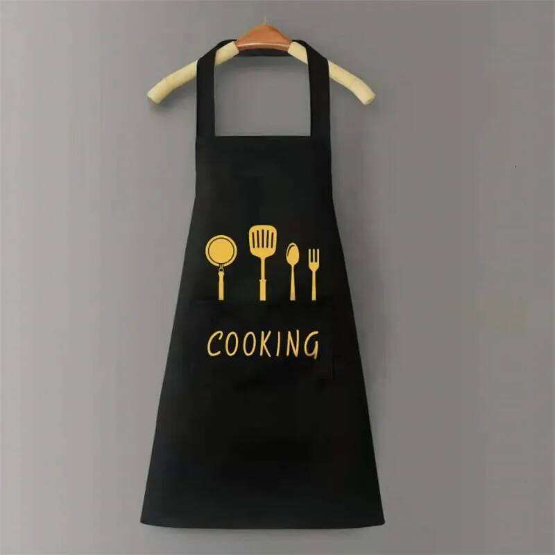Household Cooking Men Women Oil-Proof Waterproof Adult Waist Fashion Coffee Overalls Apron Kitchen Accessories S260205 afc