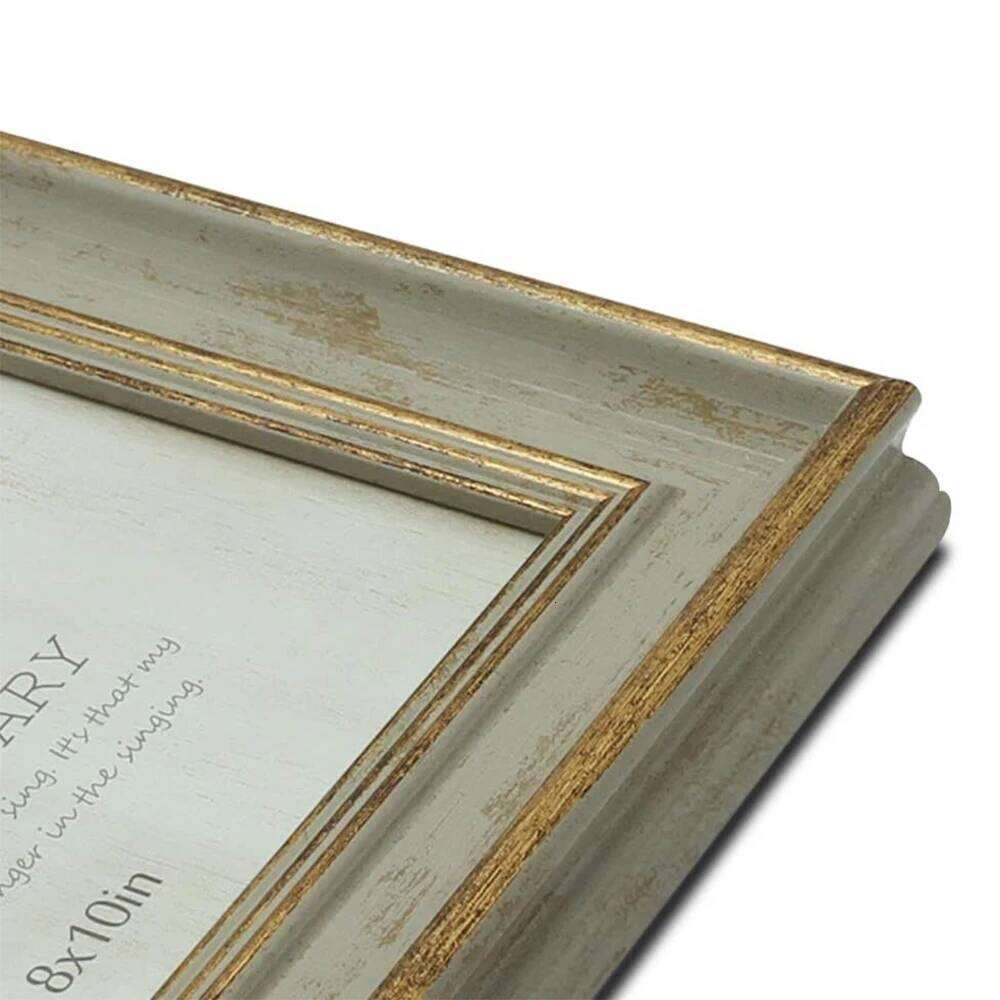 Wooden Picture Vintage Portrait Photo Frames 6 7 Inch Wedding Anniversary Retro Landscape Horizontal Poster Frame S260205