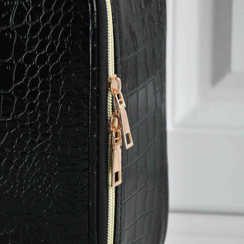 New PU Leather Cosmetic Bag For Women Multi-Functional Portable Travel Storage Makeup Case Y260206