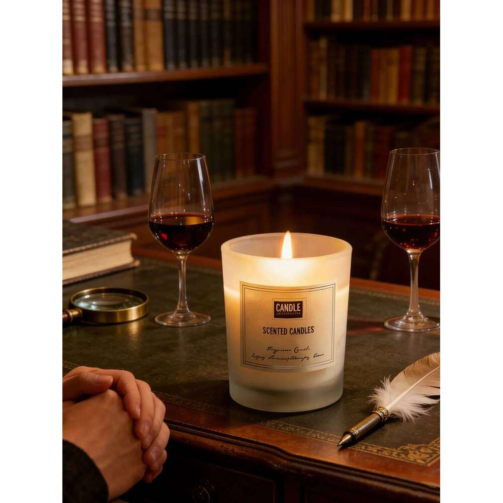 When wax is lit, it emits a smokeless, serene fragrance, serving as an aromatherapy for calming the mind and aiding sleep. S260205