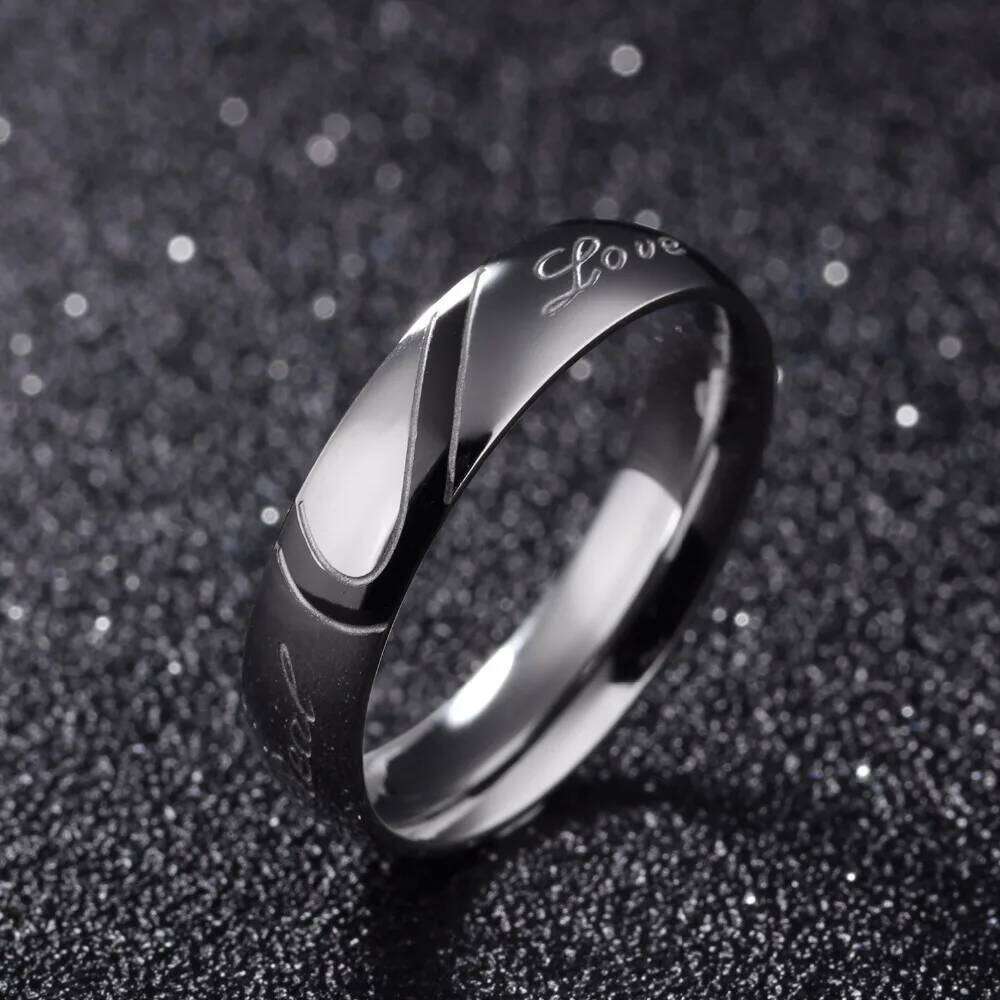 Fashion Jewelry Unisex Solid Polished Stainless Steel Girl Women men Lover Couples Rings US size 5 6 7 8 9 10 11 12 13 14 15 W260206