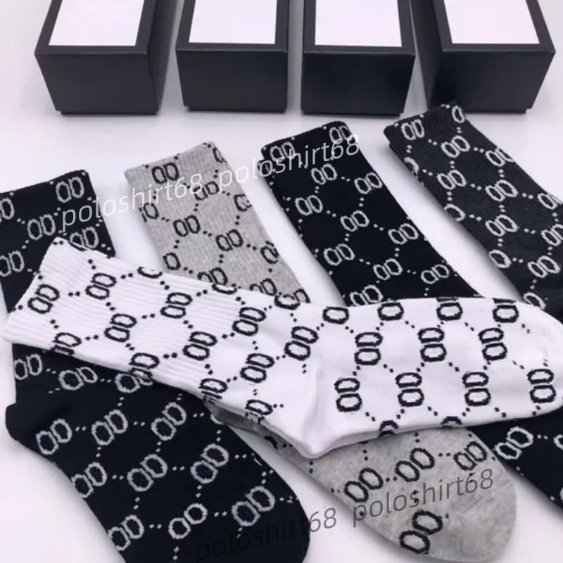 Designer Socks Gg Designer Men Men's Basketball Socks Premium Cotton Blend Sports 5-Pair Set With Classic Design And Embroidered Detail luxury comfort fit