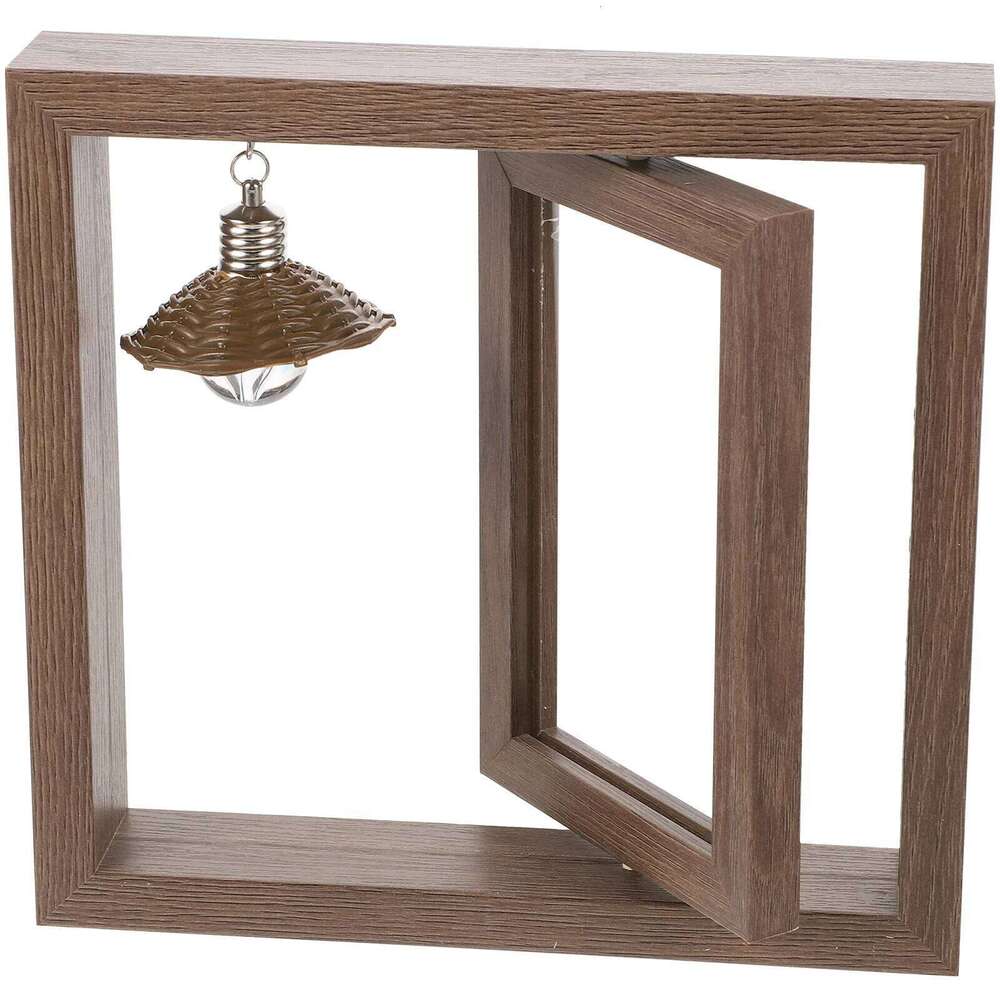 Rotate Photo Frame Office Picture Hanging Frames Modern Wooden Tabletop Holder Decor Lovers Home S260205
